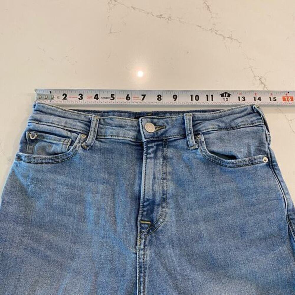 True Religion Starr mid rise cropped straight Jeans size 29 - Picture 8 of 8
